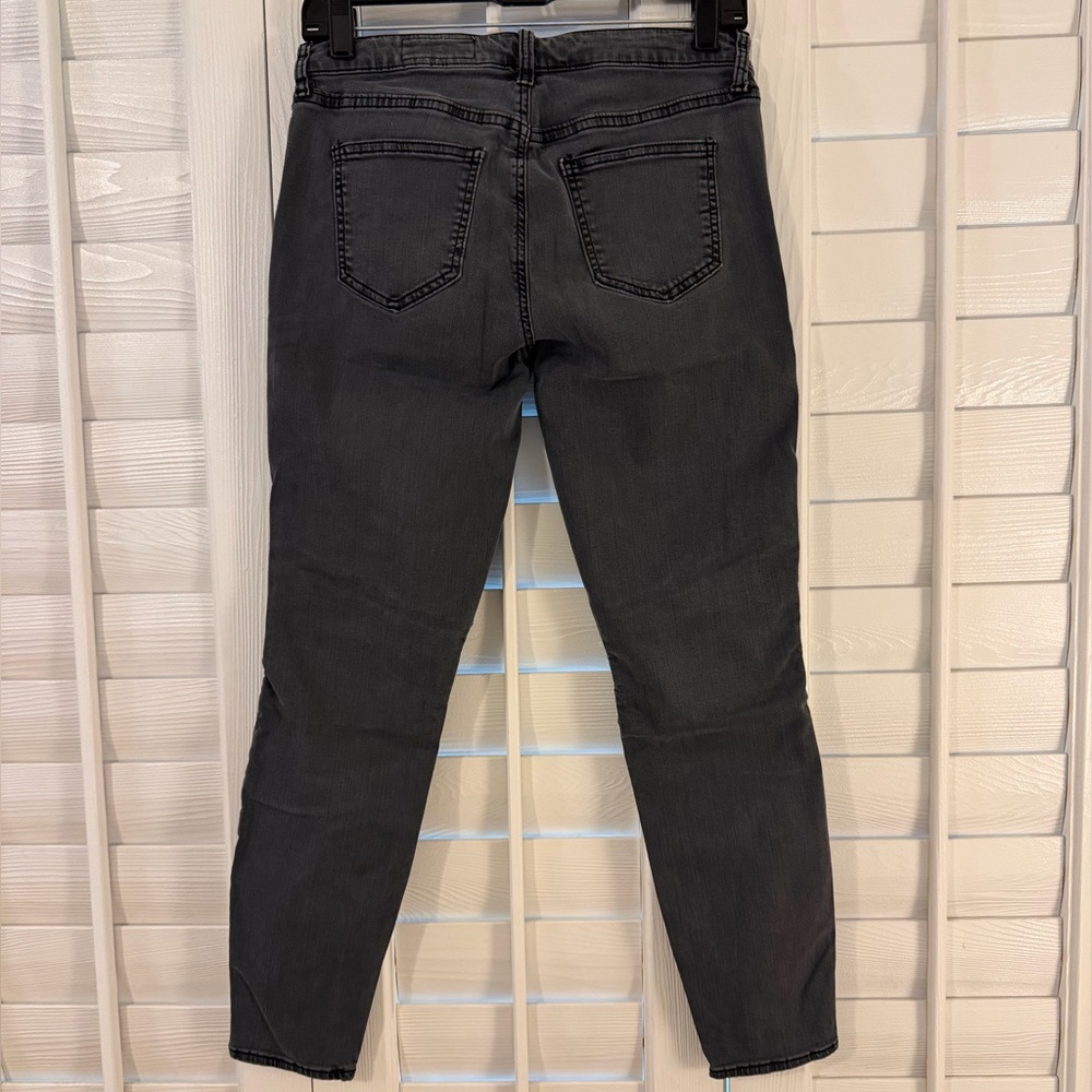 Pistola Audrey Moto Skinny Jeans in Charcoal Black, EUC, size 28. Stretch Denim - Picture 6 of 10